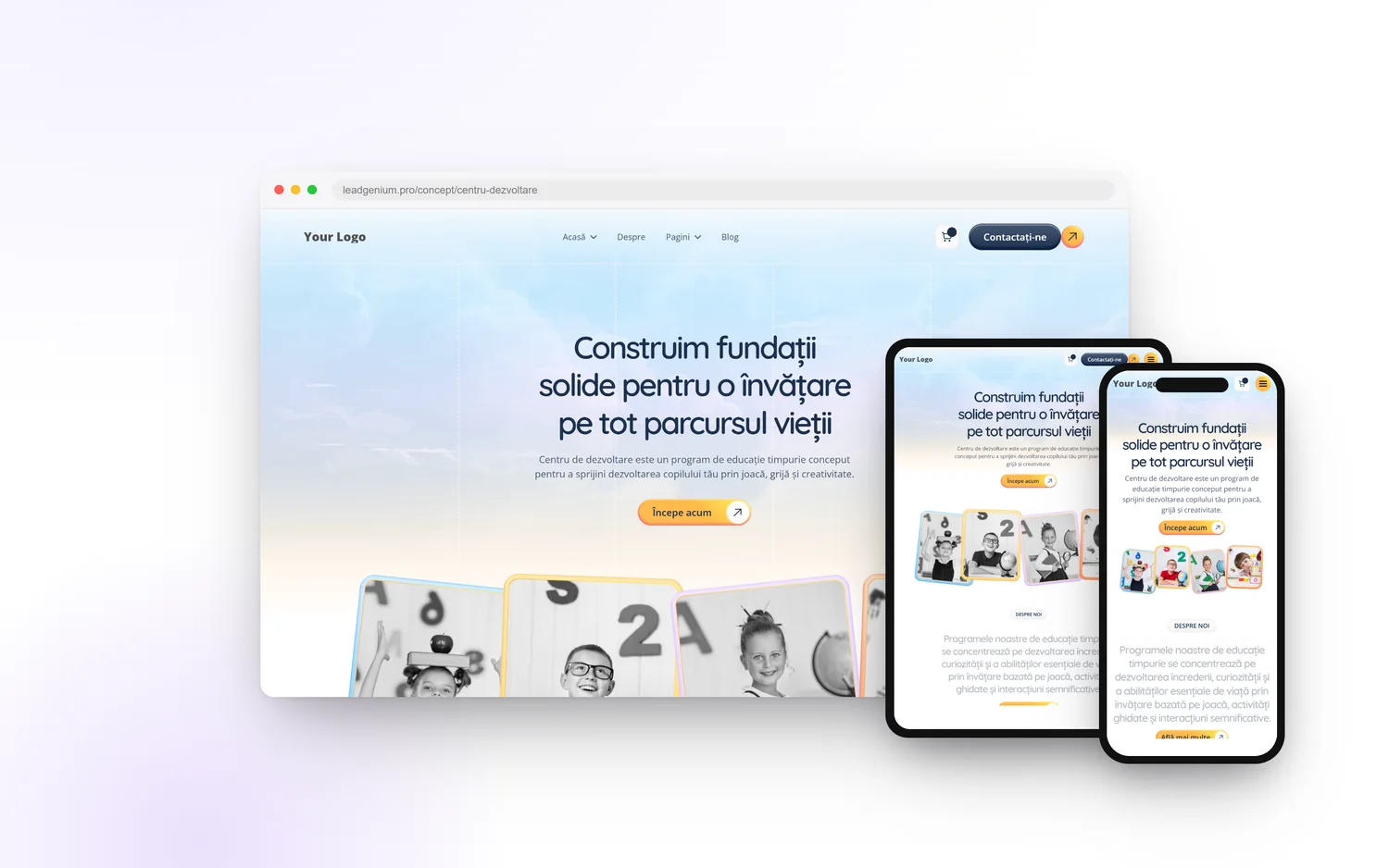Centru de dezvoltare — leadgenium.pro/concept/centru-dezvoltare