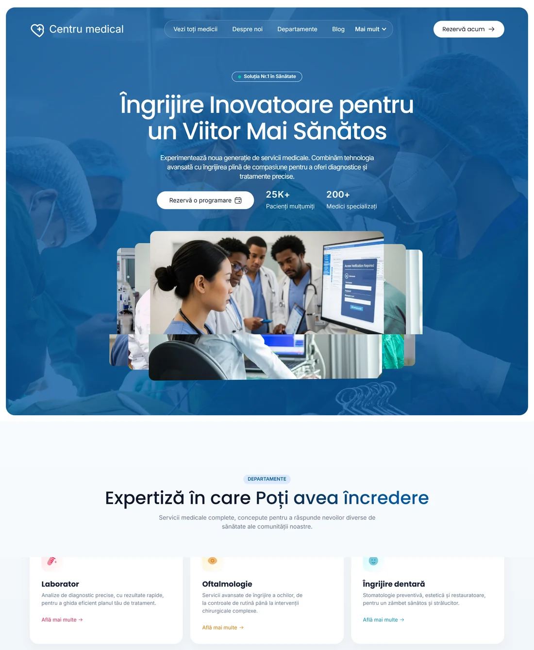 Centru medical — leadgenium.pro/concept/centru-medical