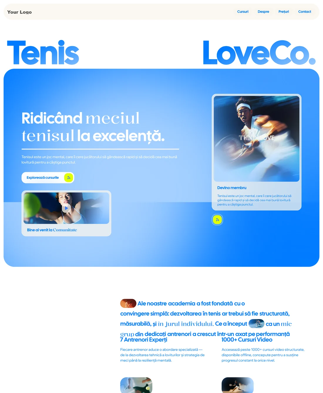 Club de tenis — leadgenium.pro/concept/club-de-tenis