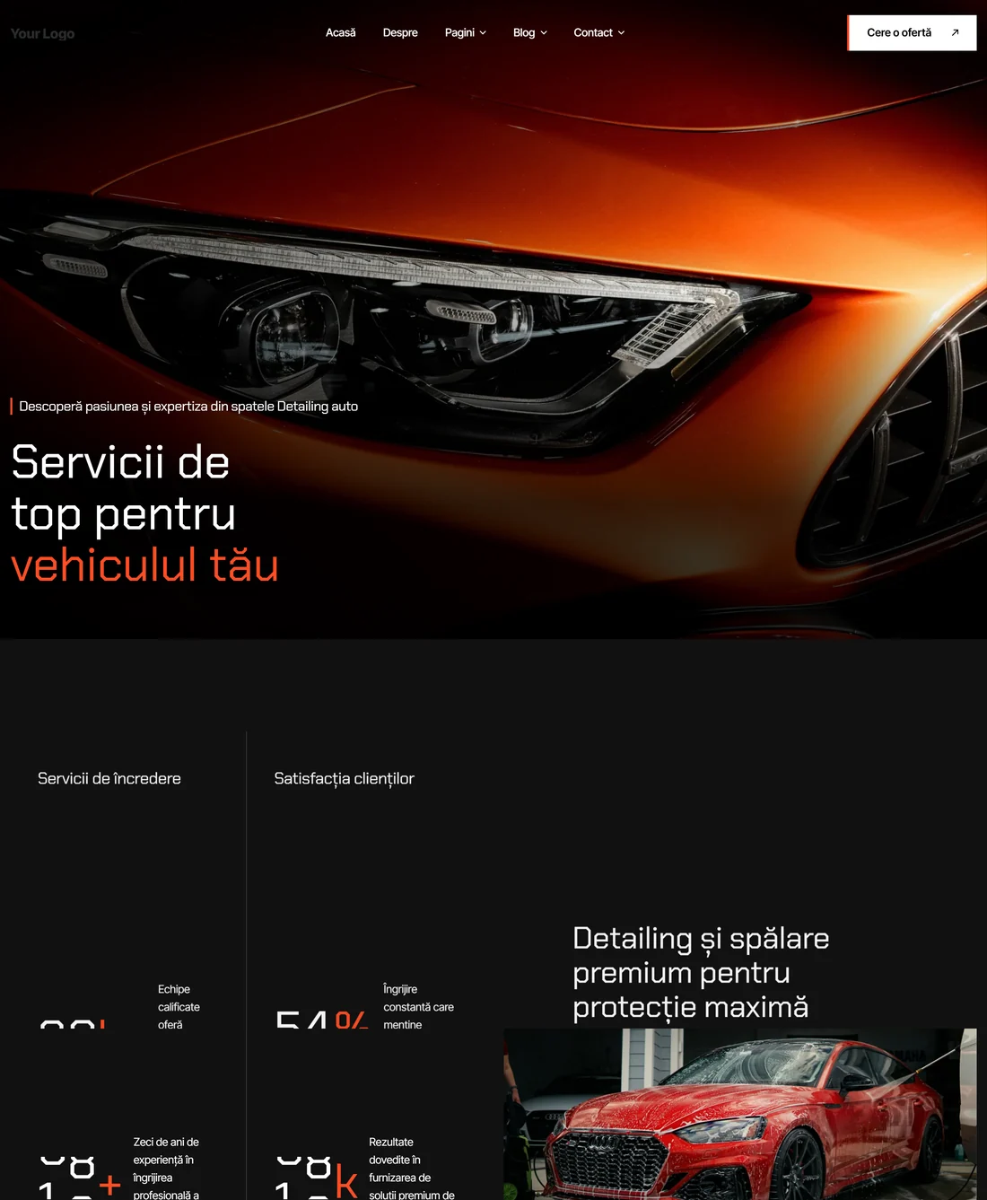 Detailing auto — leadgenium.pro/concept/detailing-auto