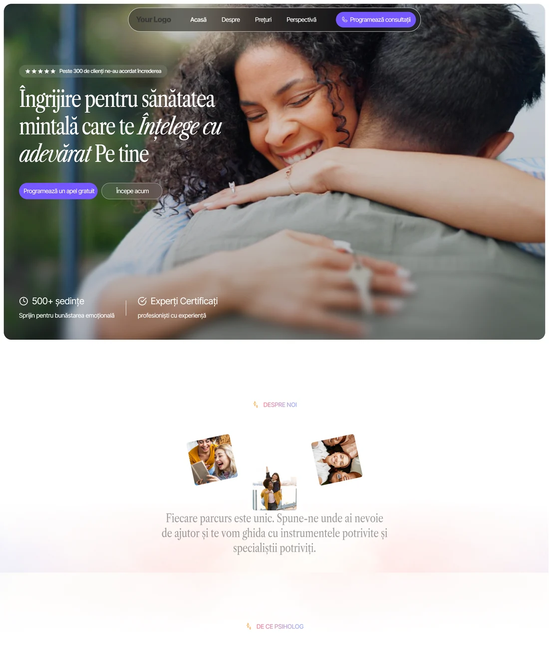 Psiholog — leadgenium.pro/concept/psiholog