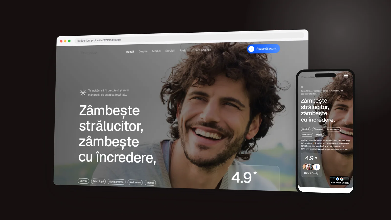 Stomatologie — leadgenium.pro/concept/stomatologie