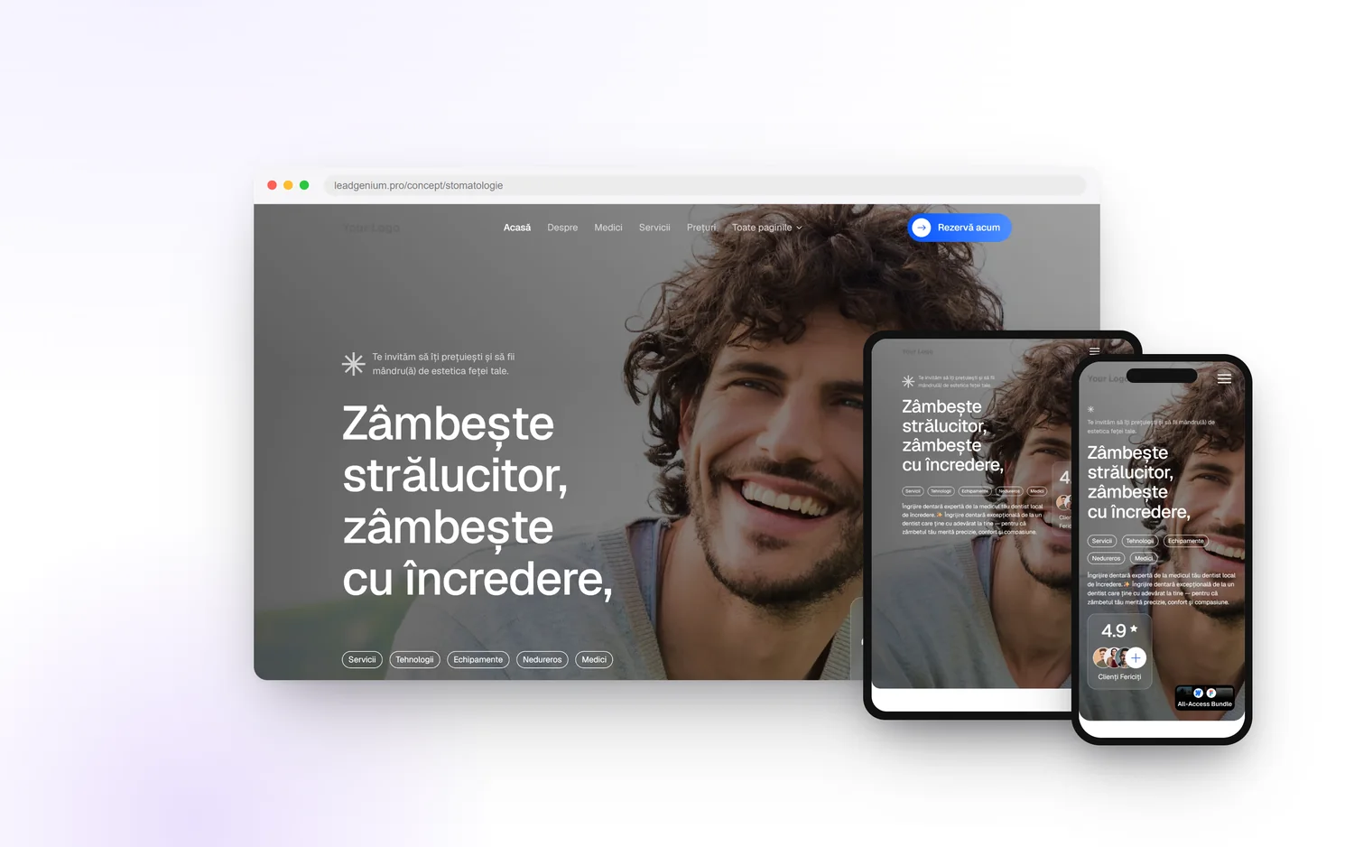 Stomatologie — leadgenium.pro/concept/stomatologie